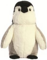 AURORA, 35015, Eco Nation, Penguin, 9.5In, Soft Toy, (Grey/White/Black)