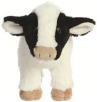 Aurora, 35026, Eco Nation Cow 10In, Soft Toy, White & Black