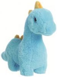 Aurora, 35056, Eco Nation Dipper Diplodocus Dinosaur, 8In, Soft Toy, Blue