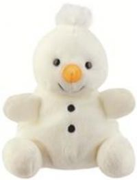 Aurora, 61581, Palm Pals Snowman 8In Medium, Soft Toy, White
