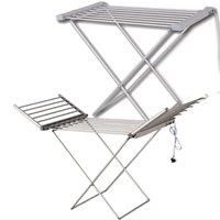 Groundlevel Freestanding Winged Heated Clothes Airer/Towel Rail