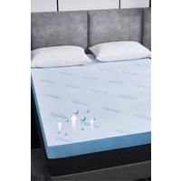 Groundlevel Super Soft Air Flow Technology Memory Foam Mattress Topper, Hypoallergenic, Comfy, Deep Fill – Double 2 Inch