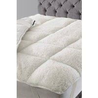Sherpa Fleece Reversible Mattress Enhancer Topper