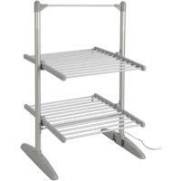 Heated Clothes Airer with Cover - 2 Tier