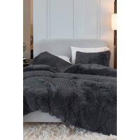 Ezysleep Luxury Faux Fur Shaggy Duvet Set - Double