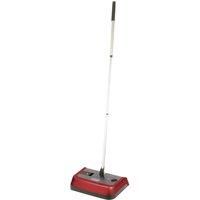 Ewbank 830UKR Evo3 Manual Floor and Carpet Sweeper, Lightweight Multi Surface Cleaner with High Level Pickup both Forwards and Backwards - Red
