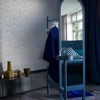 Brewster RD80027 Anaglypta Paintable Large Traditional Damask Wallpaper, 21-Inch by 396-Inch, White