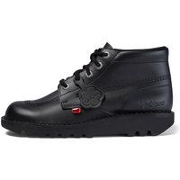 Kickers Fragma Boys Leather Shoe in Black Size EU 31,32,33,34,35