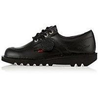 Kickers Women's Kick Lo Core Black Shoes, Black, 3 UK