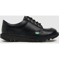 Kickers Kids' Kick Lo Core Black School Shoes