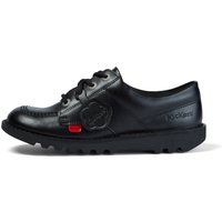Kickers Unisex Kid's Kick Lo Core Leather Shoes, Black,6 UK (39 EU)