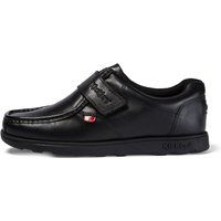 Kickers Men's Fragma Strap Black Leather Shoes