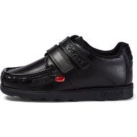 Kickers Kids Shoe Easy Fasten School Shoe in Black Size EU 31,32,33,34,35