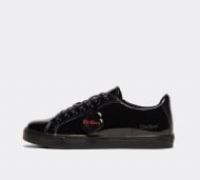 Kickers Teen Girl's Tovni Lacer Patent Leather Black School Shoes