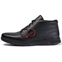 Kickers Unisex's Kelland Lace Up Hi Leather Boots, Black (Black Blk), 9 UK 43 EU