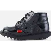 Kickers Unisex Baby Kick Hi Zip School Shoes, Black, 10 UK Child