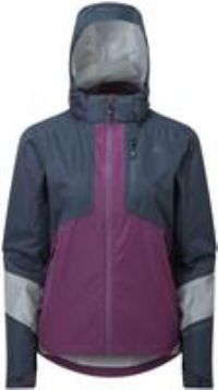 Altura Womens Typhoon Waterproof Reflective Cycling Jacket - Navy/Purple - 10