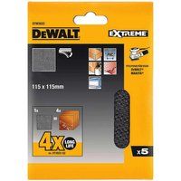 Dewalt DTM3022QZ 80 Grit 1/4 Sanding Sheets (Pack of 5)