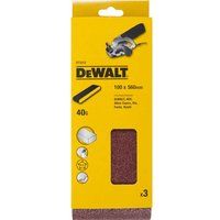 Dewalt 100 x 560 mm 3 pack belt sanding belts 40G 60G 80G 100G 120G grit sander