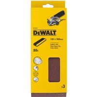 Dewalt 100 x 560 mm 3 pack belt sanding belts 40G 60G 80G 100G 120G grit sander