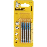 Dewalt DT2160-QZ HSS Jigsaw Blade (Pack of 5) T118A