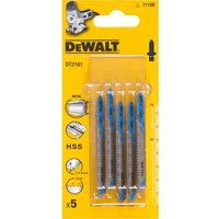 PACK OF 5 DEWALT DT2161 JIGSAW BLADES METAL CUTTING T118B