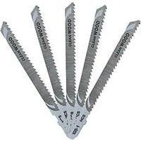 PACK OF 5 DEWALT DT2165 JIGSAW BLADES WOOD CUTTING T101B