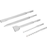 STANLEY STA54400-XJ Juego de 3 cinceles + 2 brocas SDS+