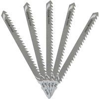 DeWalt DT2051-QZ Pack of 5 132mm HCS Wood Cutting Jigsaw Blade
