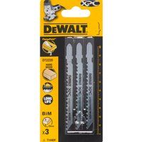 DeWalt DT2220 XPC Jigsaw Blades for Wood - Pack of 3