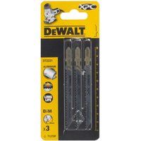 DeWalt DT2221QZ Jigsaw Blades for Wood Bi-Metal XPC T127DF Pack of 3