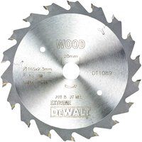 DeWalt Extreme Fast Ripping Saw Blades 165mm 18T 20mm