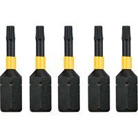 Genuine Dewalt DT7379T DeWalt Impact Torsion Screwdriver Bit T10 x 25mm 5 Pack