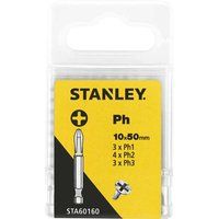 Stanley Fatmax 10Pc Mixed Philips 50mm bits - STA60160 - FREE SHIPPING