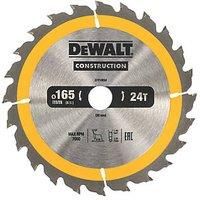Dewalt DT1934-QZ Construction Circ Saw Blade, Yellow, 165 x 20 mm