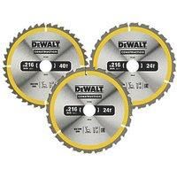 DeWalt Construction Circular Saw Blade 216mm x 30mm, 60T - New   