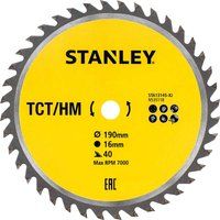 Hoja TCT. ø 190x16 mm. 40 dientes positivos ATB