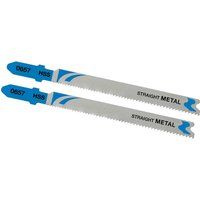 Genuine Stanley STA25782 FATMAX T Shank Medium HSS Metal Jigsaw Blade Two Pack