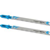 Stanley FatMax Straight Cutting T Shank Jigsaw Blades for Metal Pack of 2