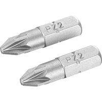 Stanley Pozi Screwdriver Bits PZ1 25mm Pack of 2