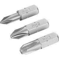 STANLEY STA61023-XJ 3 puntas Philips Ph1, Ph2 y Ph3 25mm