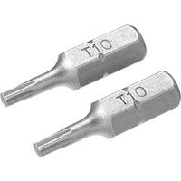 Stanley Torx Screwdriver Bits T10 25mm Pack of 2