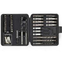 Stanley 37 Piece Hex Shank Drill Bit and Wall Plug Set