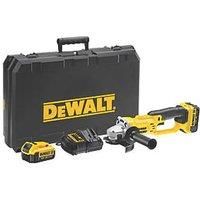 Dewalt DCG412M2 18v XR Cordless Angle Grinder 125mm + 2 x 4ah Battery Tstak Case