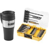 DeWalt DT70706 25 Piece Rapid Load Hex Screwdriver Drill Bit Set + Thermo Mug