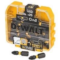 DEWALT DT70556T-QZ PZ2 25mm Torsion Impact Driver Screwdriver Bits - 25 Pack