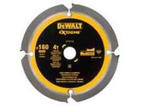 DeWalt DEWDT1470QZ DeWalt Extreme PCD Fibre Cement Saw Blade 160 x 20mm x 4T