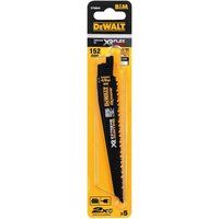 Dewalt DT99554QZ 152mm FlexVolt Xtreme Wood Recip Blades 5pk  DT99554QZ