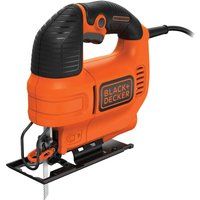 BLACK+DECKER 520 W Compact Jigsaw Power Tool with Blade and Kitbox, KS701EK-GB