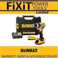 DEWALT DCD796D2-GB DCD796D2 Combi Drill 18V XR Brushless Compact Lithium-Ion (2 x 2.0Ah Batteries), 18 V, Yellow/Black, One Size